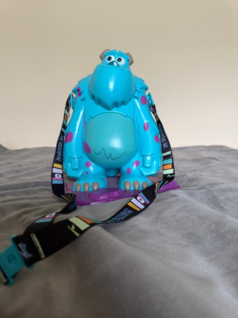 Disney Monsters, Inc. Sulley Teal Blue Character Crossbody